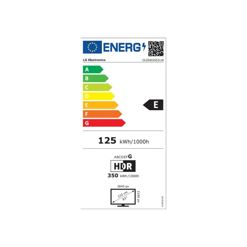 LG OLED83G51LW OLED EVO AI SMART TV