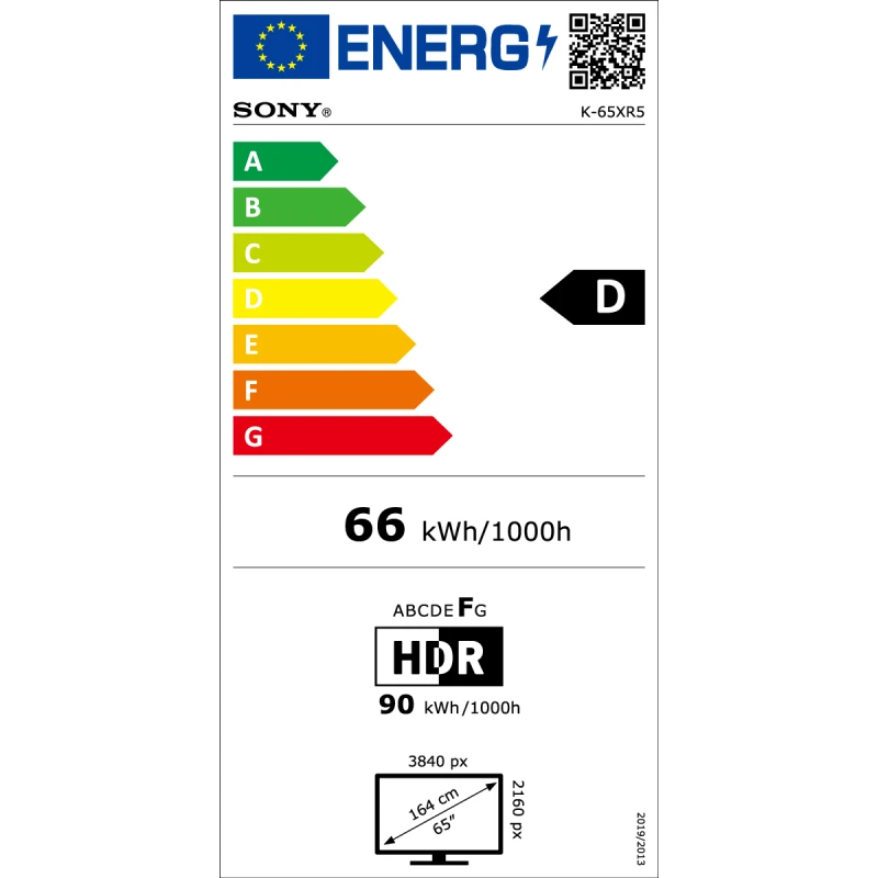 SONY BRAVIA 5 K-65XR59B MINI LED SMART TV
