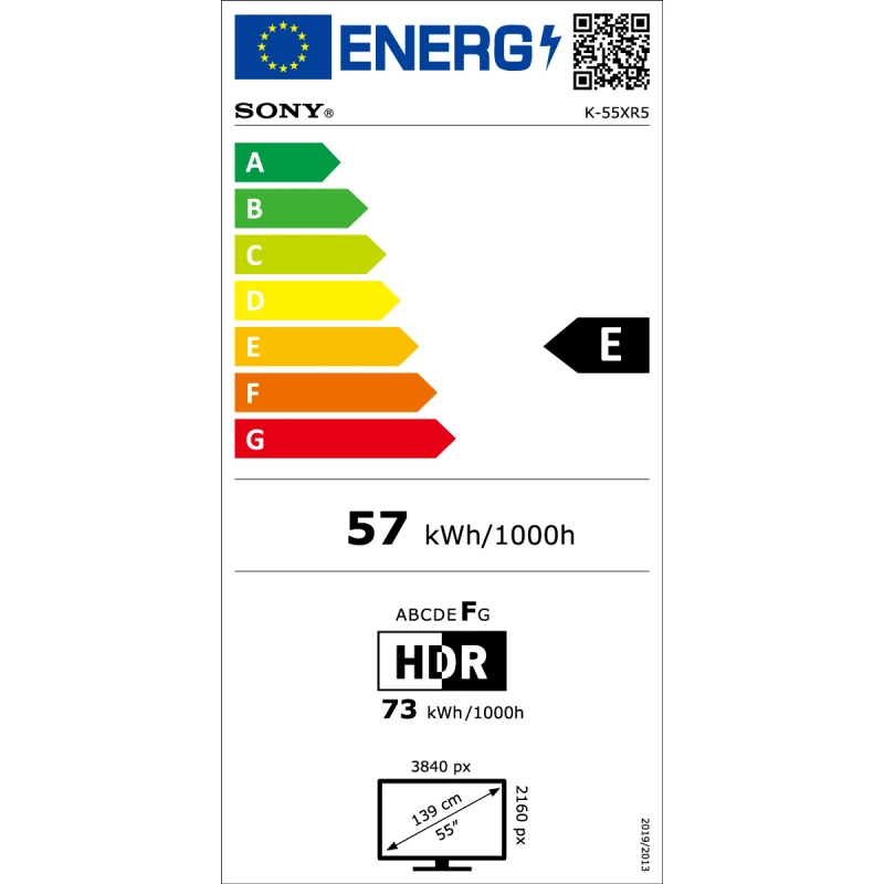 SONY BRAVIA 5 K-55XR59B MINI LED SMART TV