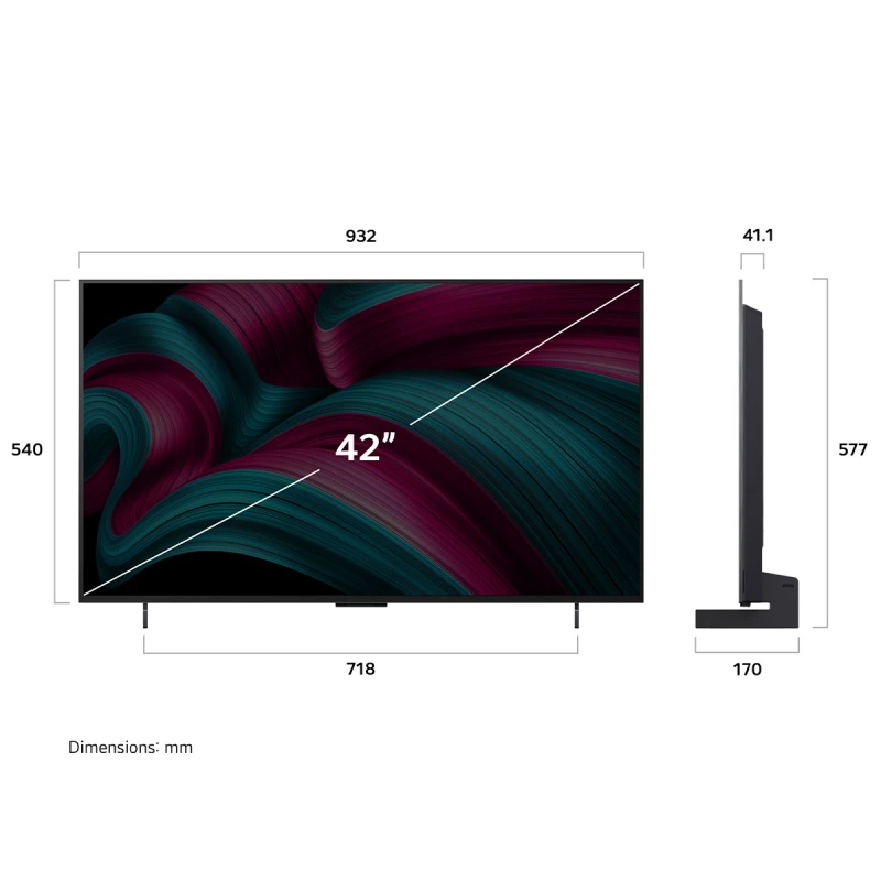 LG OLED42C51LA OLED EVO AI SMART TV