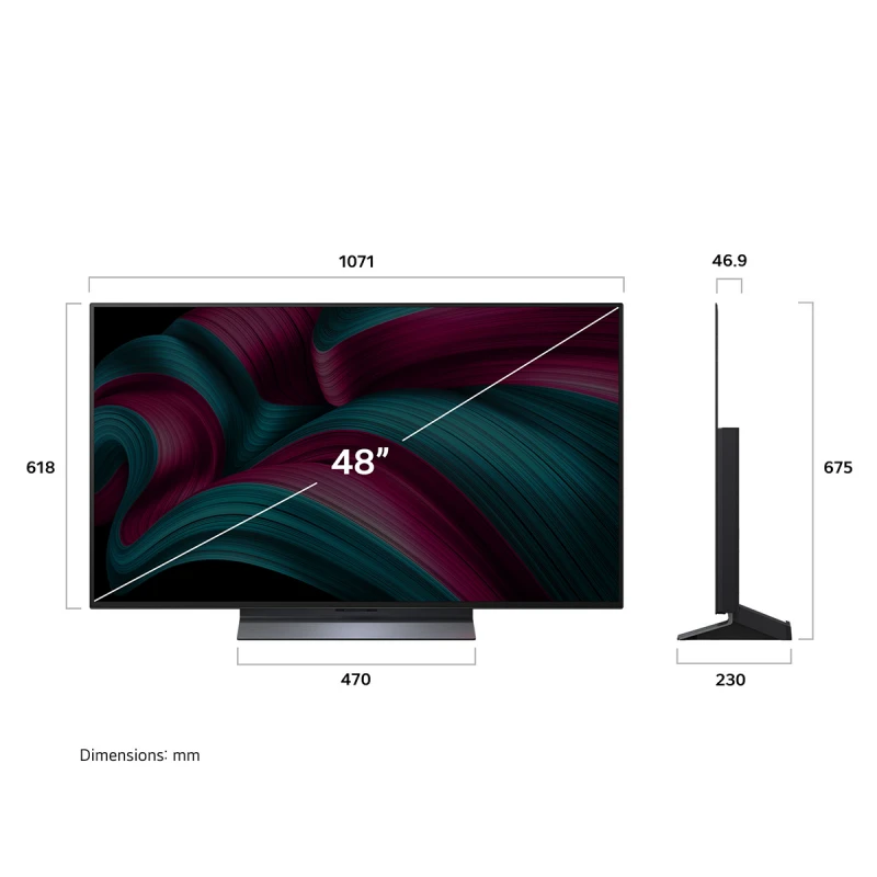 LG OLED48C51LA OLED EVO AI SMART TV