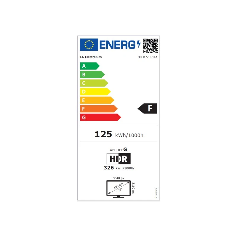 LG OLED77C51LA OLED EVO AI SMART TV