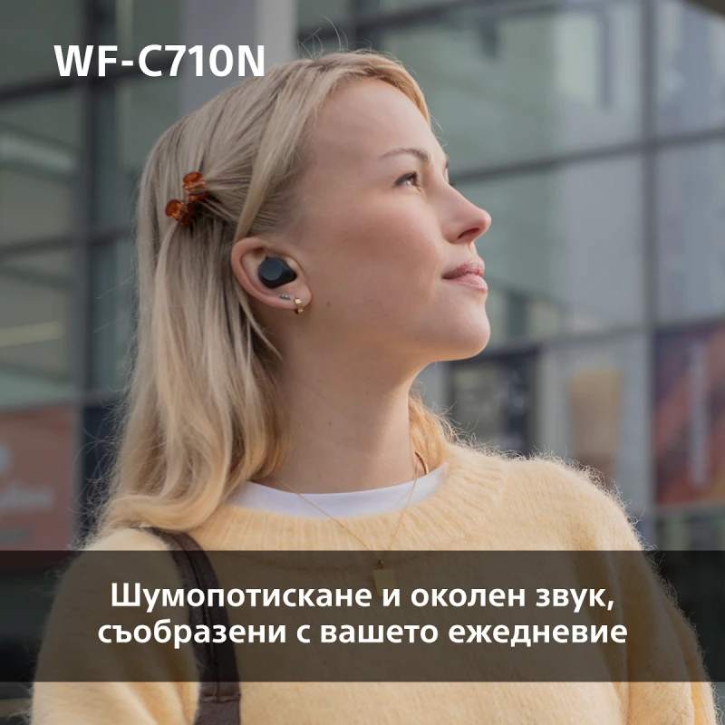 SONY WF-C710NW TRUE WIRELESS HEADPHONES WHITE