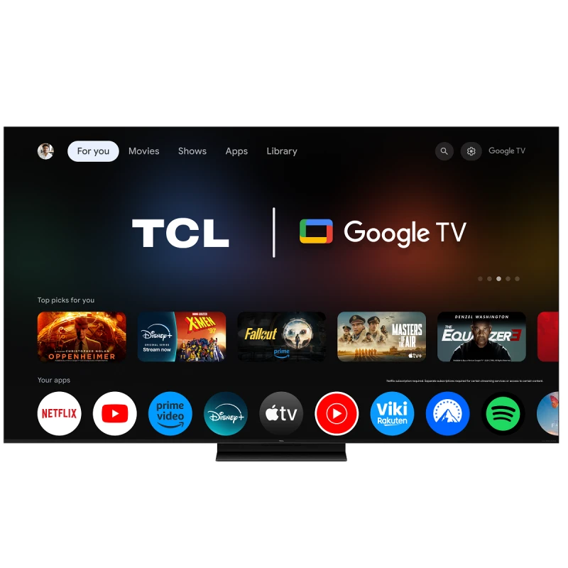 TCL 75C7K QD-MINI LED QLED SMART GOOGLE TV