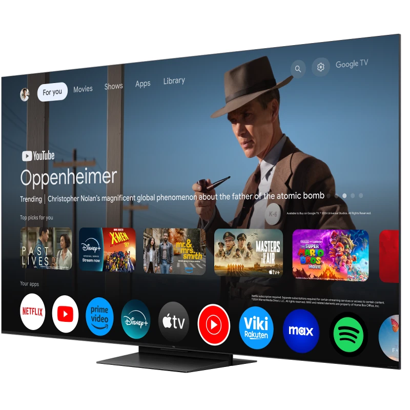 TCL 75C7K QD-MINI LED QLED SMART GOOGLE TV