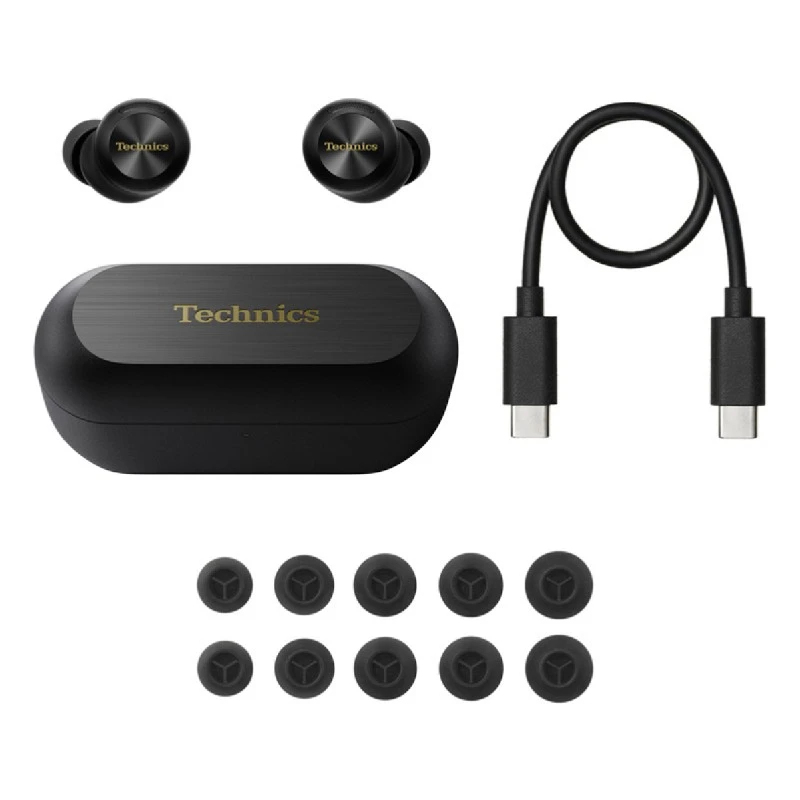 TECHNICS EAH-AZ100E-K IN-EAR HEADPHONES BLACK