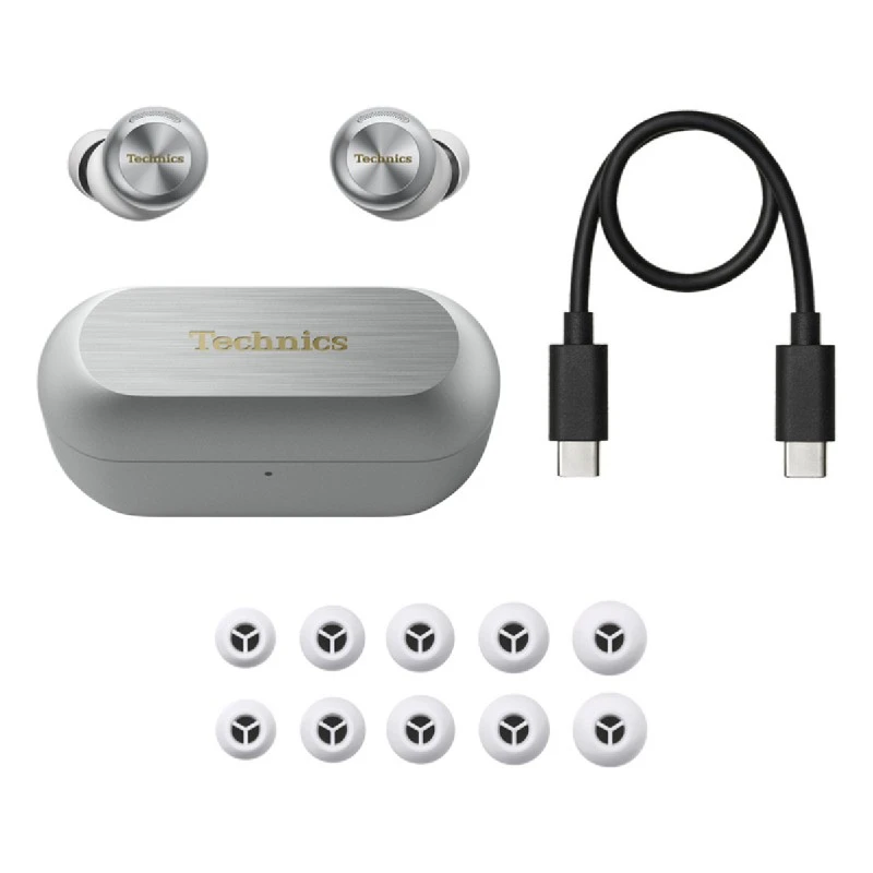 TECHNICS ЕAH-AZ100E-S IN-EAR HEADPHONES SILVER