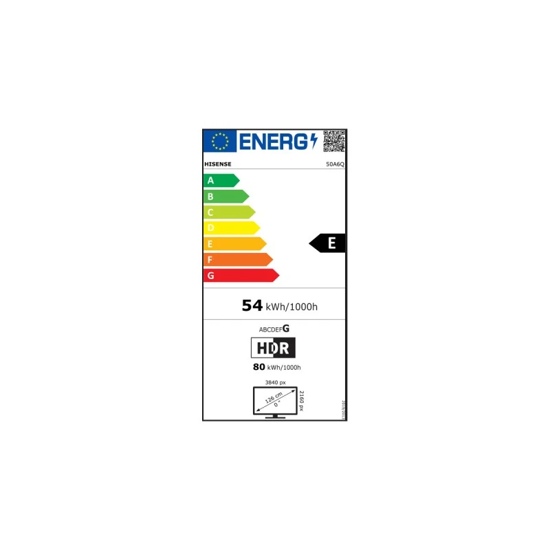 HISENSE 50A6Q UHD SMART TV