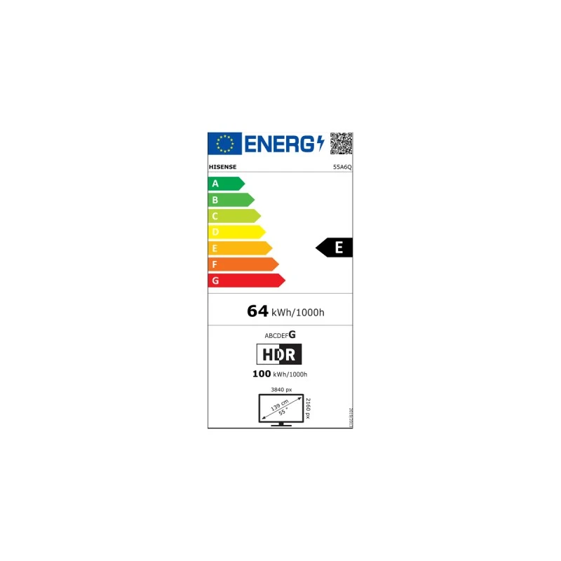 HISENSE 55A6Q UHD SMART TV