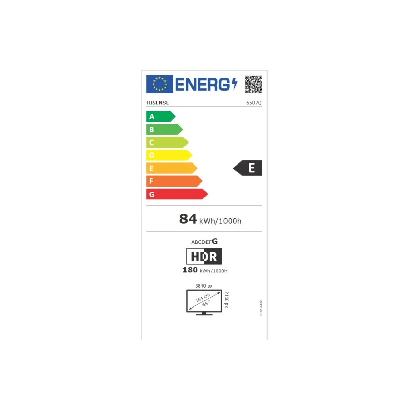 HISENSE 65U7Q MINI-LED QLED AI SMART TV