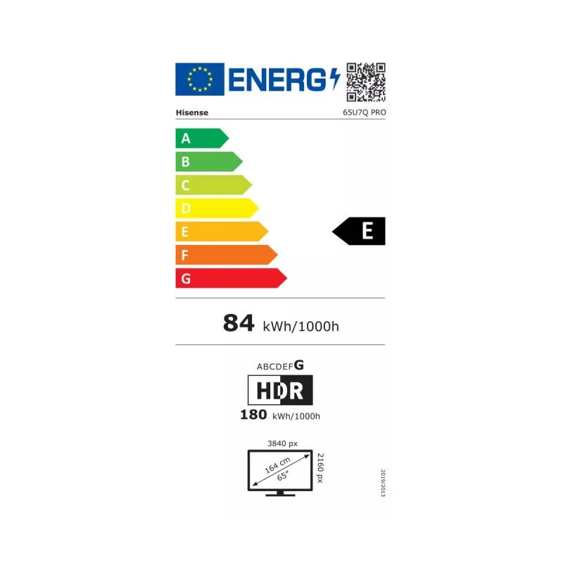 HISENSE 65U7Q PRO MINI-LED QLED AI SMART