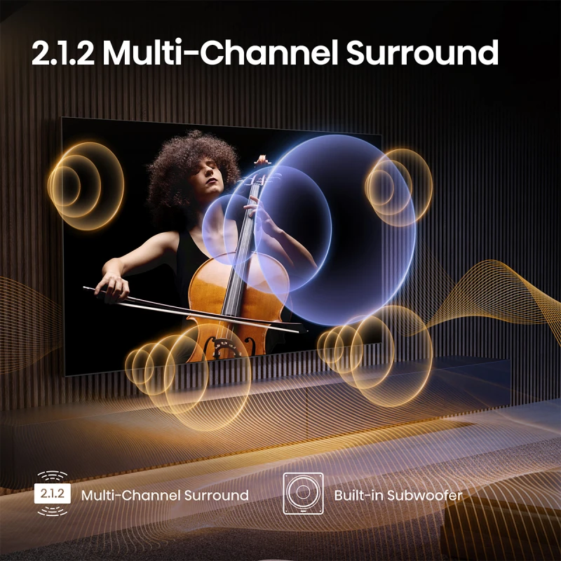 HISENSE 65U7Q PRO MINI-LED QLED AI SMART