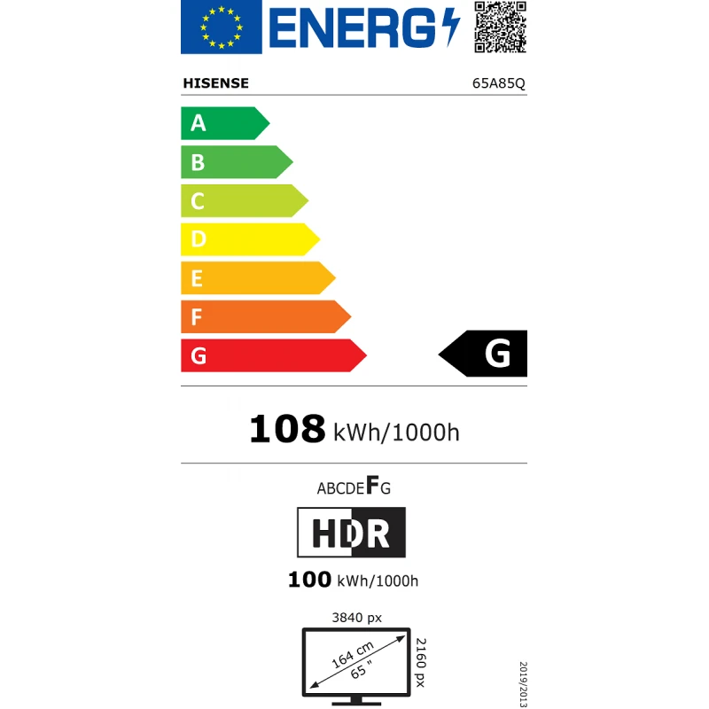HISENSE 65A85Q OLED UHD SMART TV
