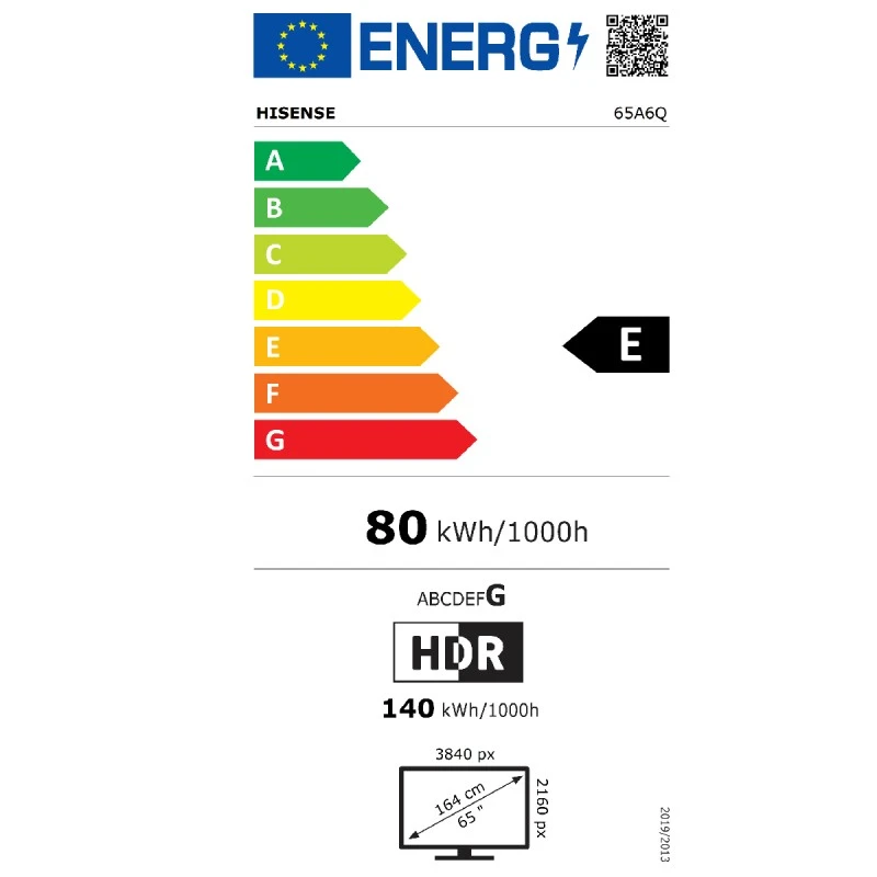 HISENSE 65A6Q UHD SMART TV