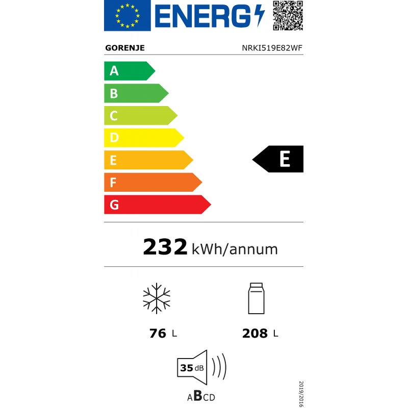 GORENJE NRKI519E82WF