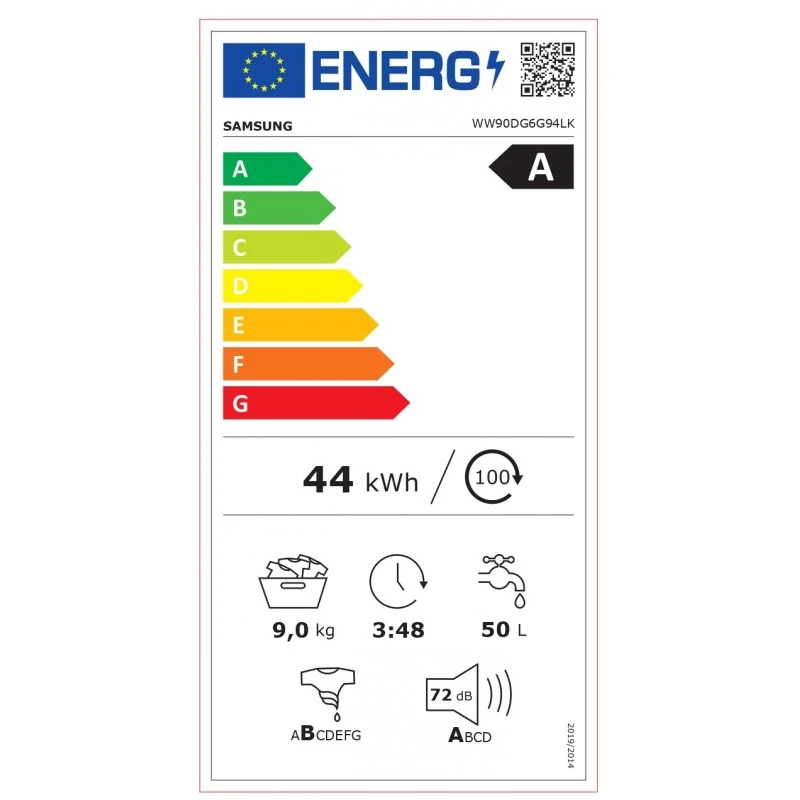 SAMSUNG WW90DG6G94LKU4