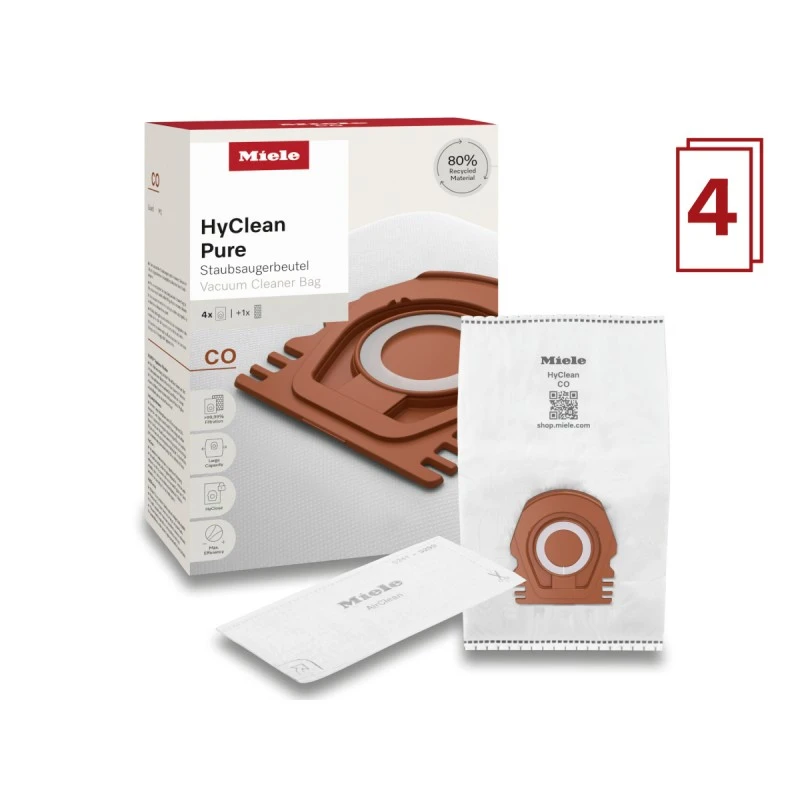 MIELE 12557080 HYCLEAN PURE CO 4БР ТОРБИ ЗА GUARD M1