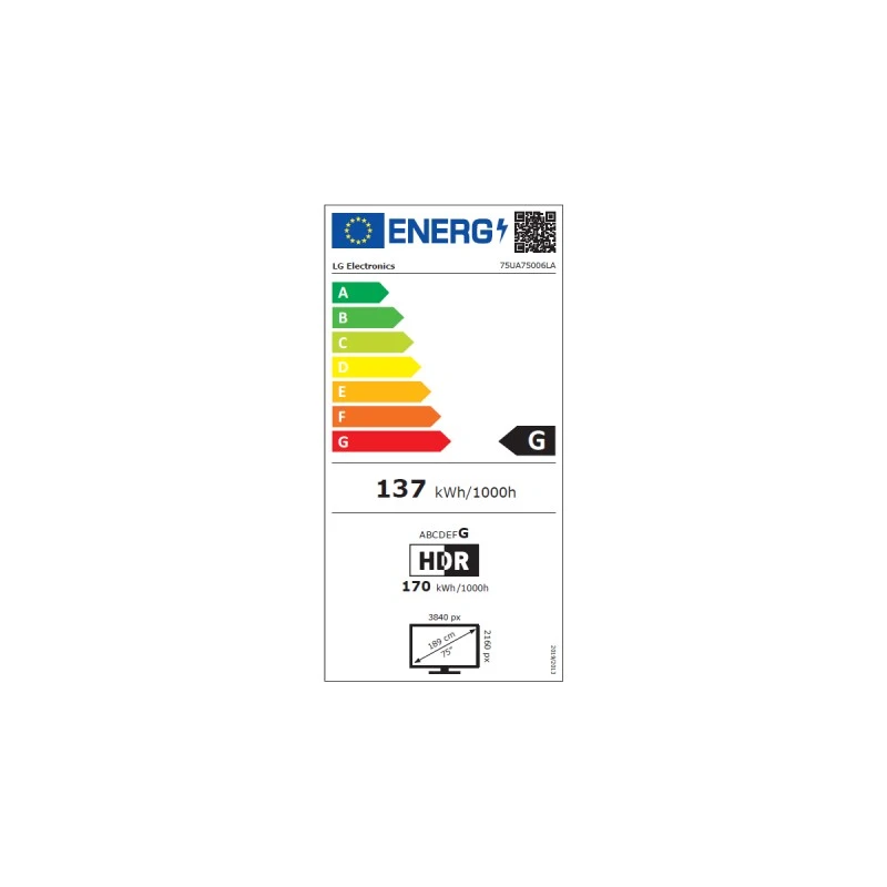 LG 75UA75006LAQ UHD LED SMART TV