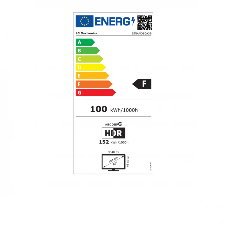 LG 65NANO80A3B NANOCELL AI SMART TV
