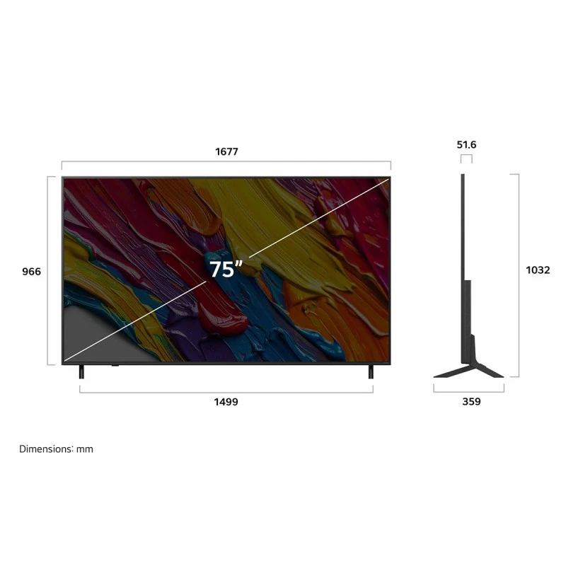 LG 75QNED82A3B QNED AI SMART TV