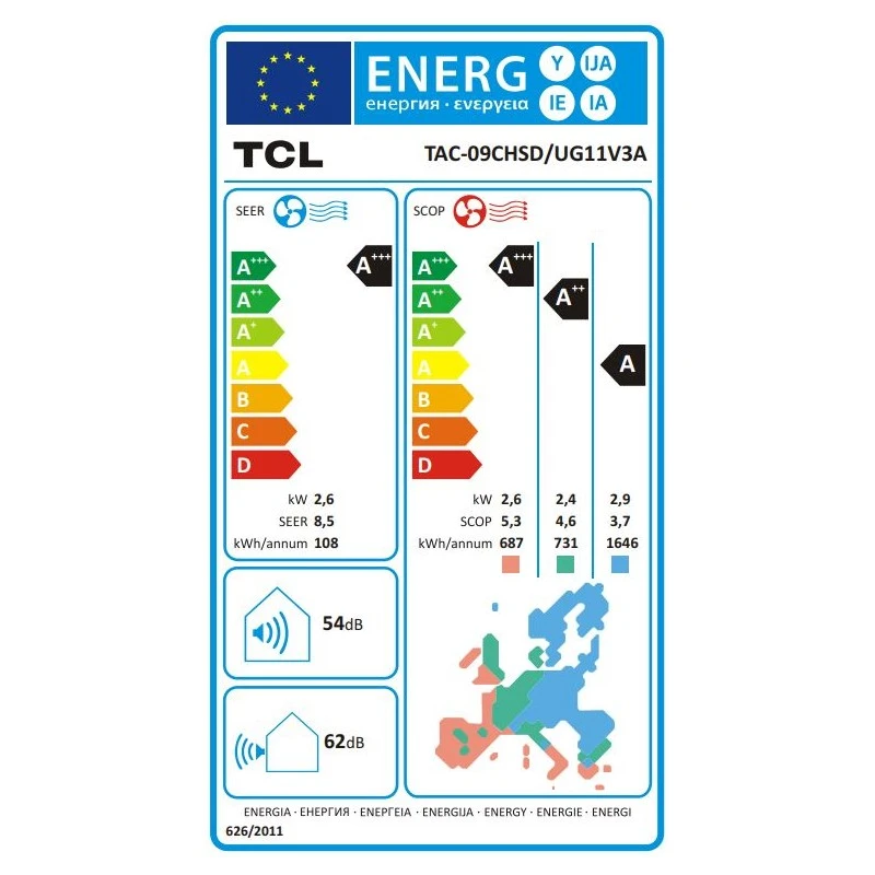 TCL TAC-09CHSD/UG11V3A