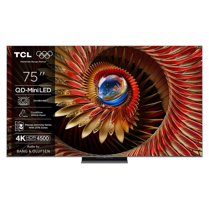 TCL 75C8K QD-MINI LED QLED SMART GOOGLE TV