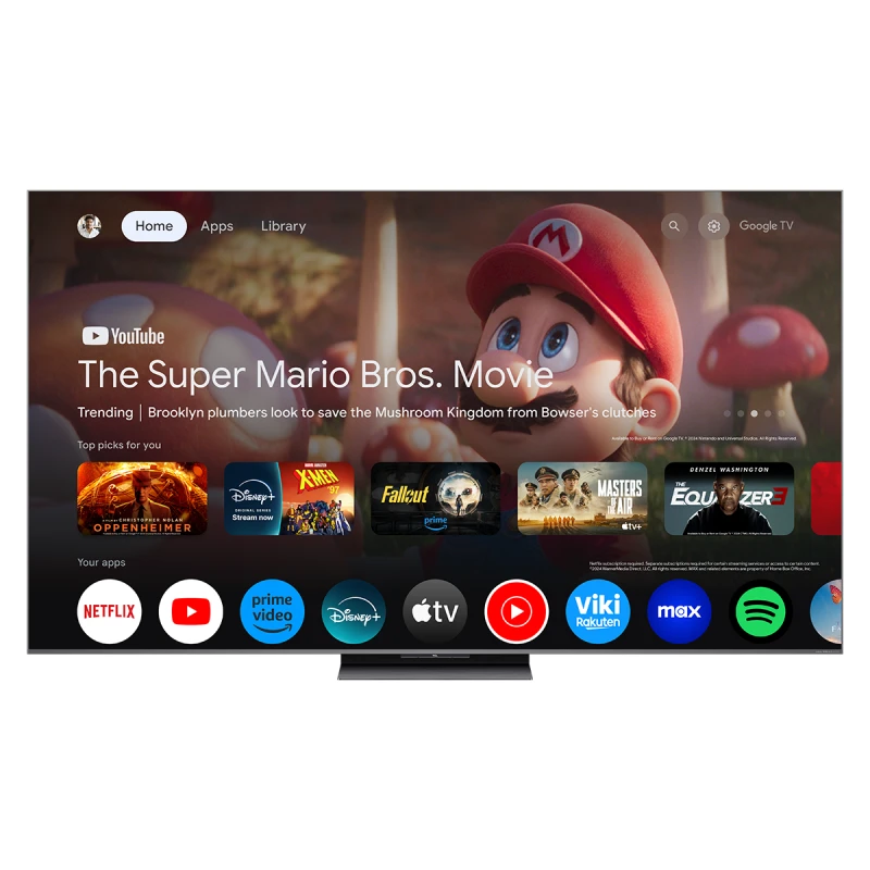 TCL 75C8K QD-MINI LED QLED SMART GOOGLE TV