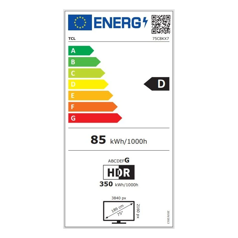 TCL 75C8K QD-MINI LED QLED SMART GOOGLE TV