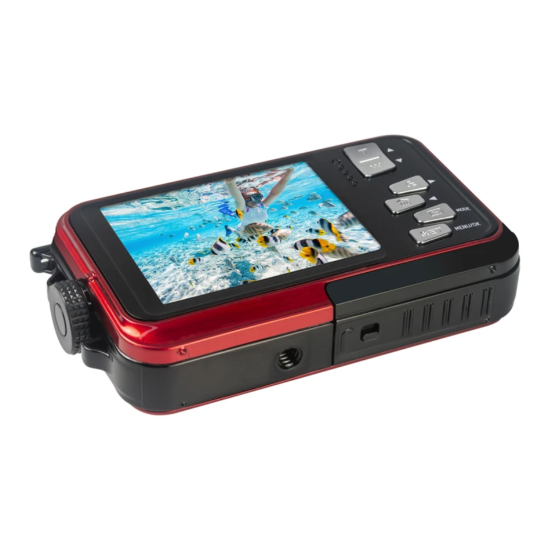 AGFA WP8000 COMPACT CAMERA 24MP RED