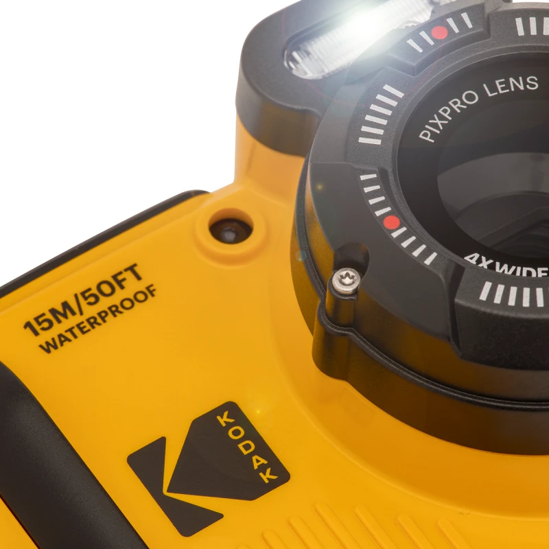 KODAK WP-Z2 COMPACT CAMERA YELLOW