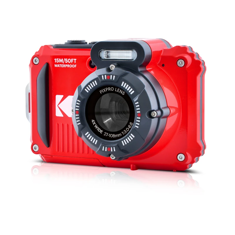 KODAK WP-Z2 COMPACT CAMERA  RED