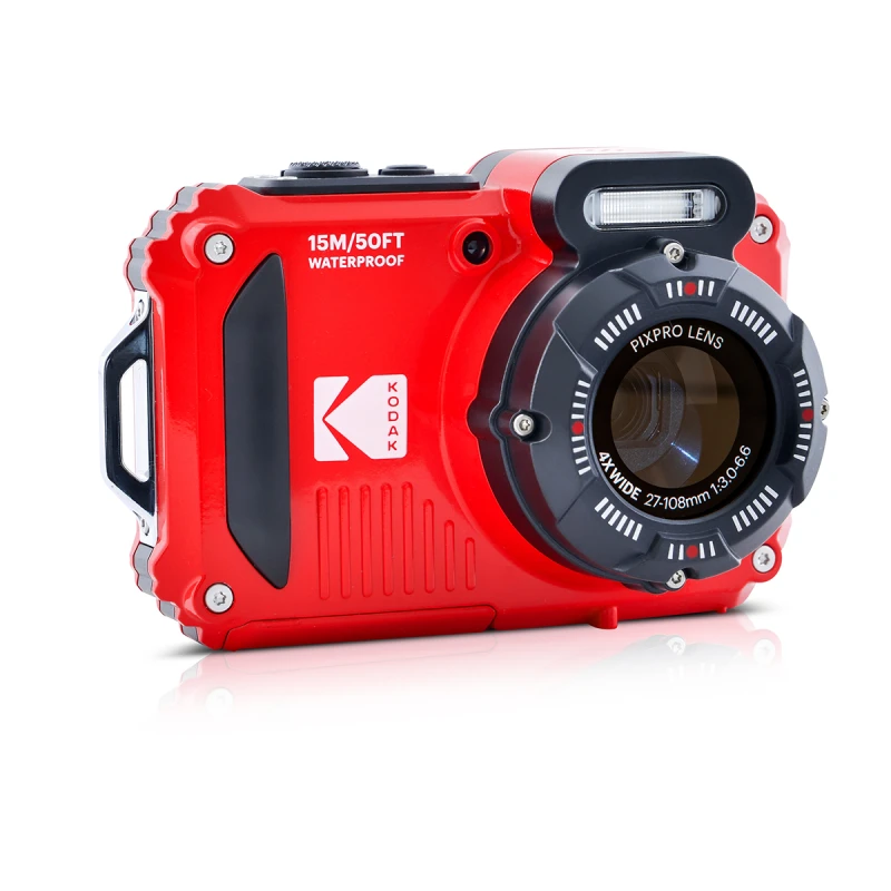 KODAK WP-Z2 COMPACT CAMERA  RED