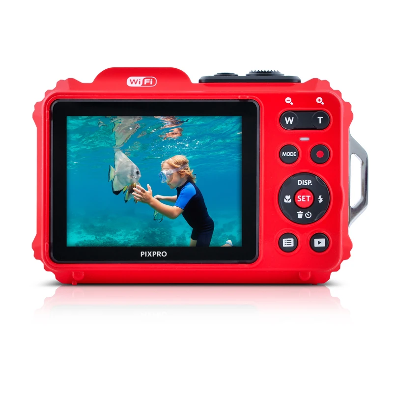 KODAK WP-Z2 COMPACT CAMERA  RED