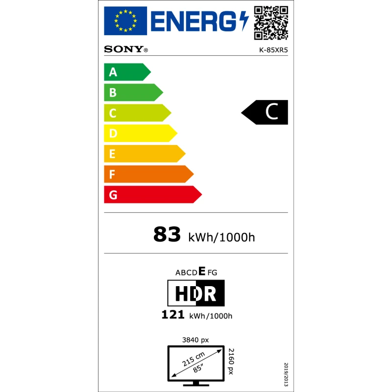 SONY BRAVIA 5 K-85XR55BP MINI LED SMART TV