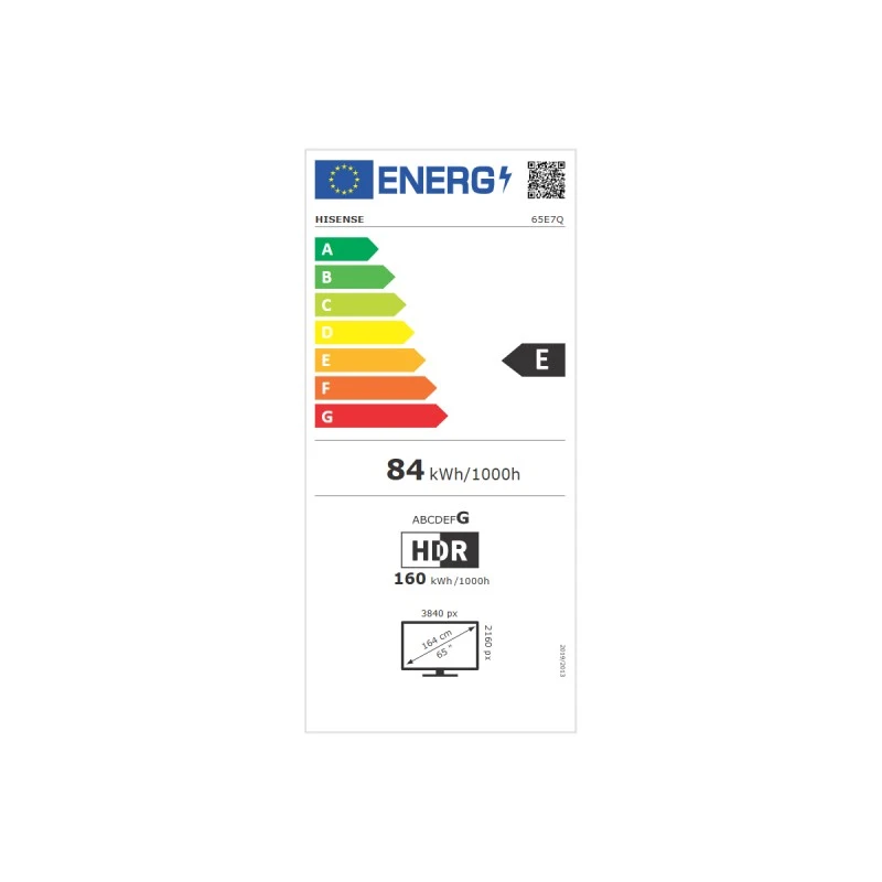 HISENSE 65E7Q UHD QLED SMART TV