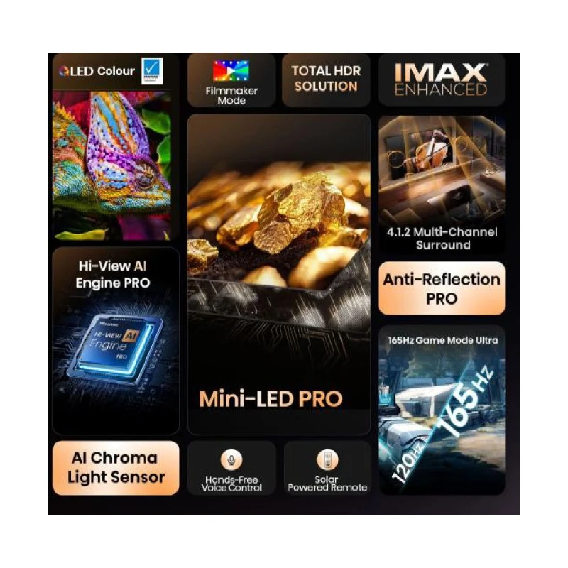 HISENSE 55U8Q MINI-LED QLED AI SMART TV