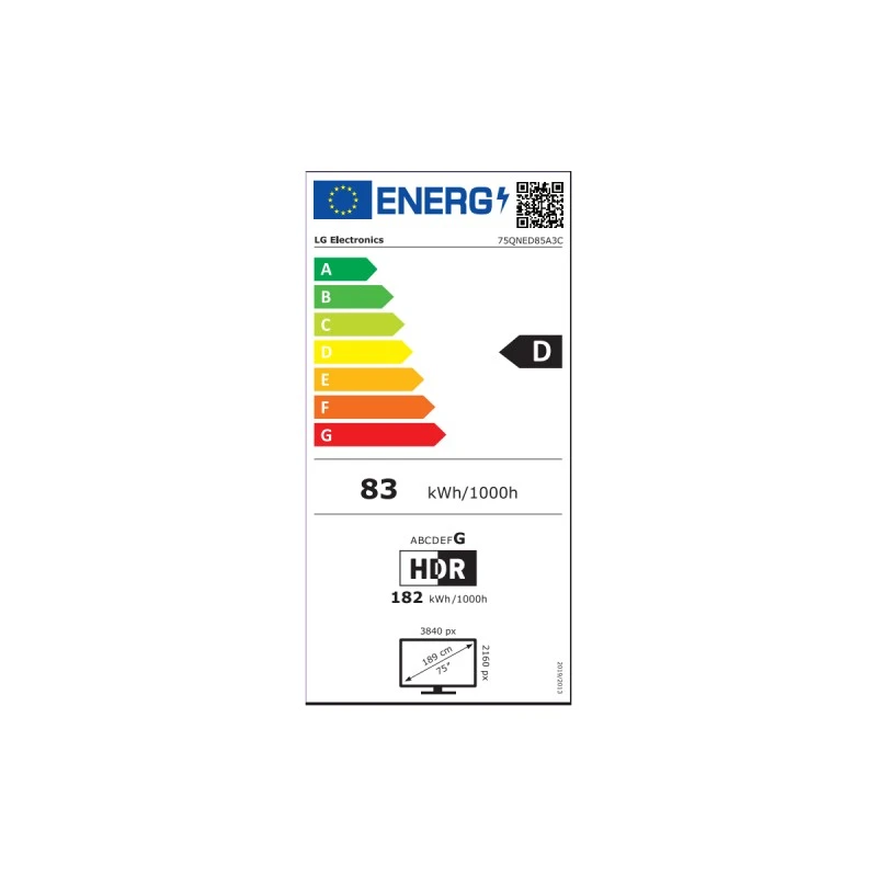 LG 75QNED85A3C QNED SMART TV