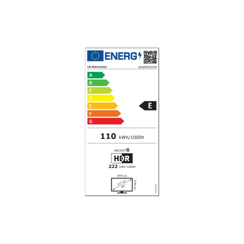 LG 86QNED82A3B QNED AI SMART TV