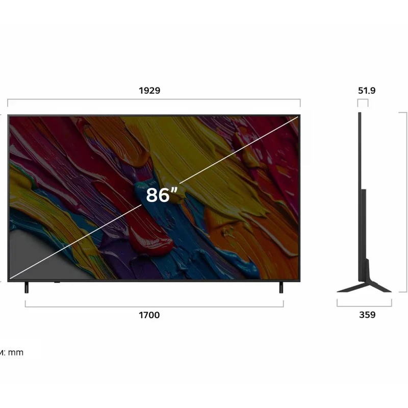 LG 86QNED82A3B QNED AI SMART TV