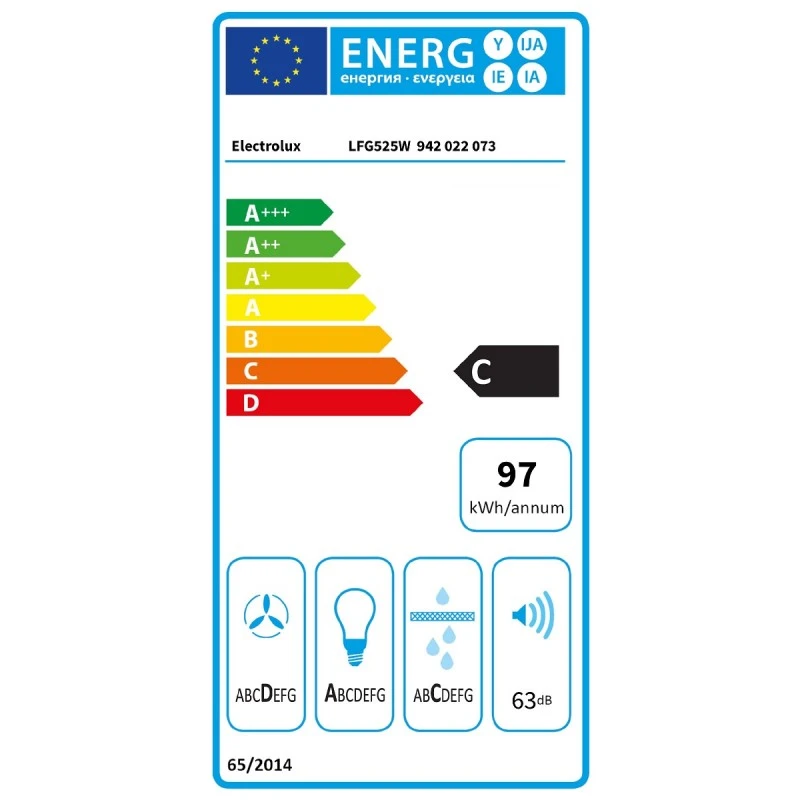 ELECTROLUX LFG525W