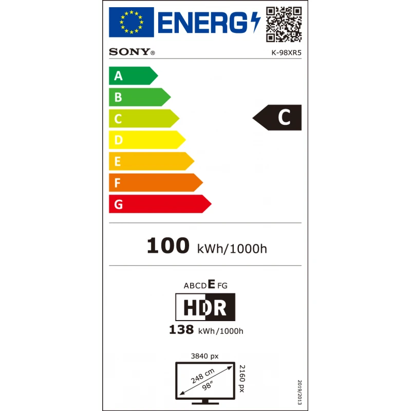 SONY BRAVIA 5 K-98XR55BP MINI LED SMART TV