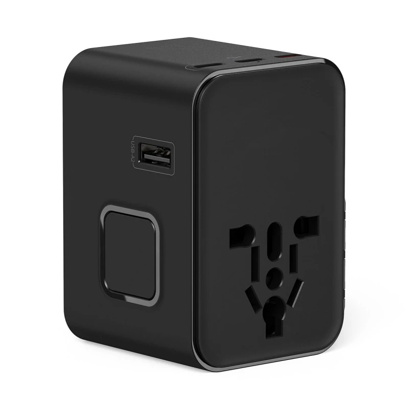 XMART TRAVEL CHARGER JY-313 - 3 X TYPE-C + 1 X USB-A 45W BK