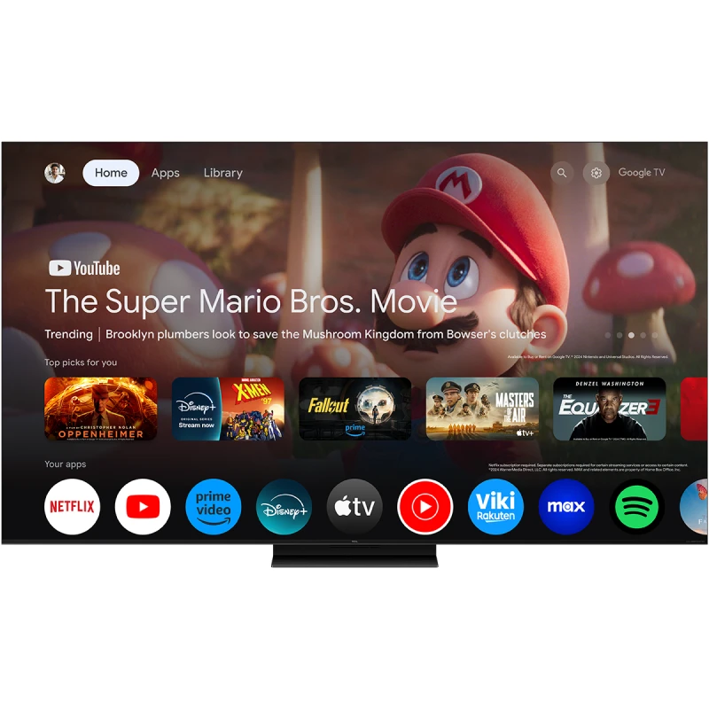 TCL 65C7K QD-MINI LED QLED SMART GOOGLE TV