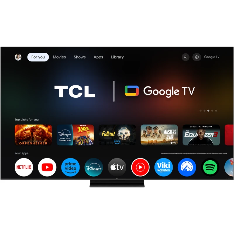 TCL 65C7K QD-MINI LED QLED SMART GOOGLE TV