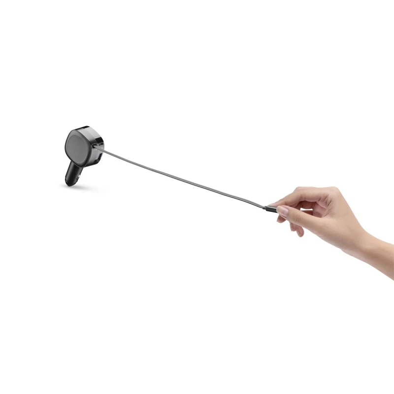 CELLULAR LINE РОЛ. ЗАРЯДНО КОЛА 12V 60W USB USB-C КАБЕЛ