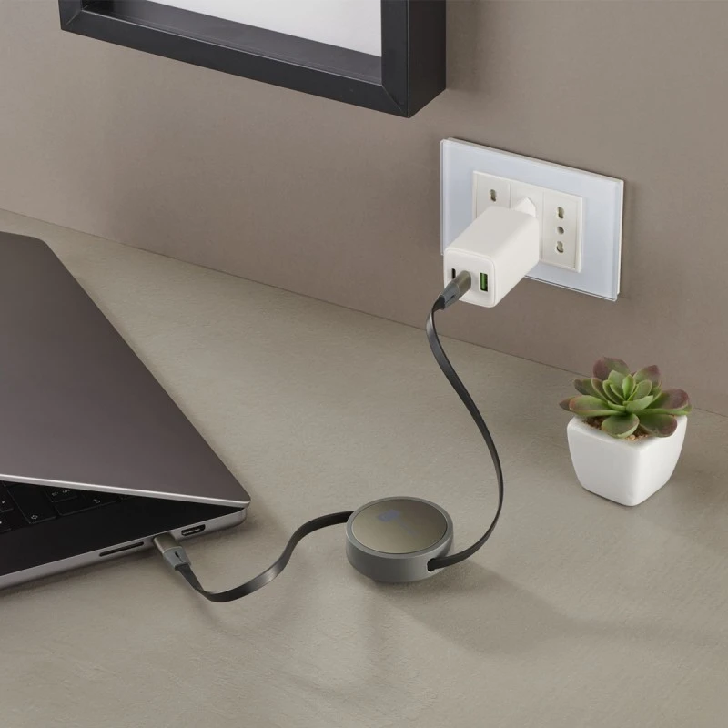 CELLULAR LINE КАБЕЛ РОЛ. USB-C КЪМ USB-C 5A 100W 100СМ Г.