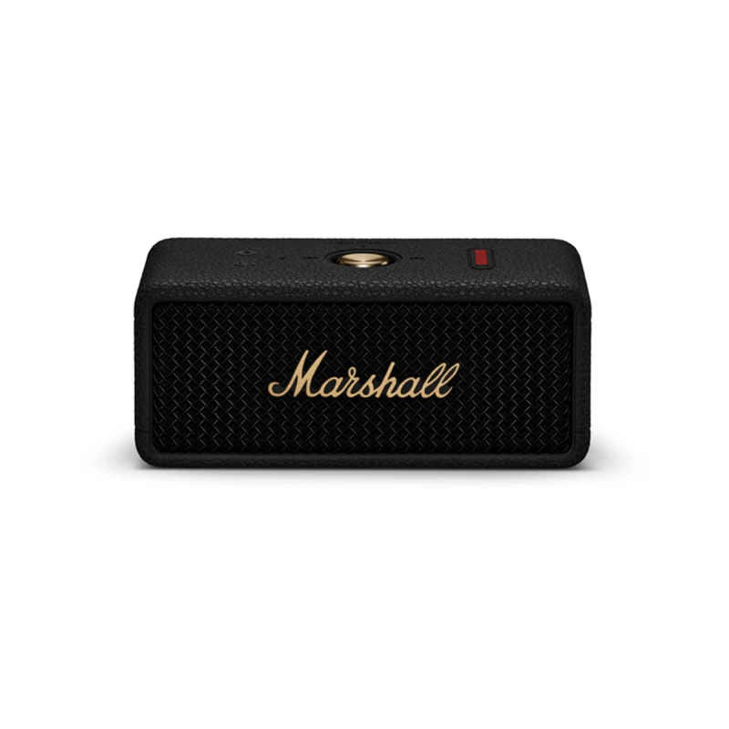 MARSHALL EMBERTON III BLACK/BRASS PORTABLE SPEAKER