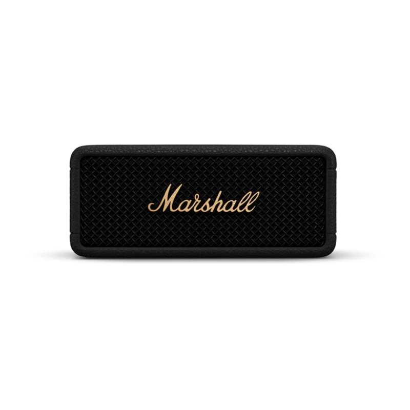 MARSHALL EMBERTON III BLACK/BRASS PORTABLE SPEAKER