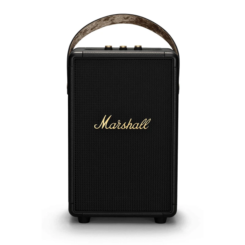 MARSHALL TUFTON BLACK/BRASS PORTABLE SPEAKER