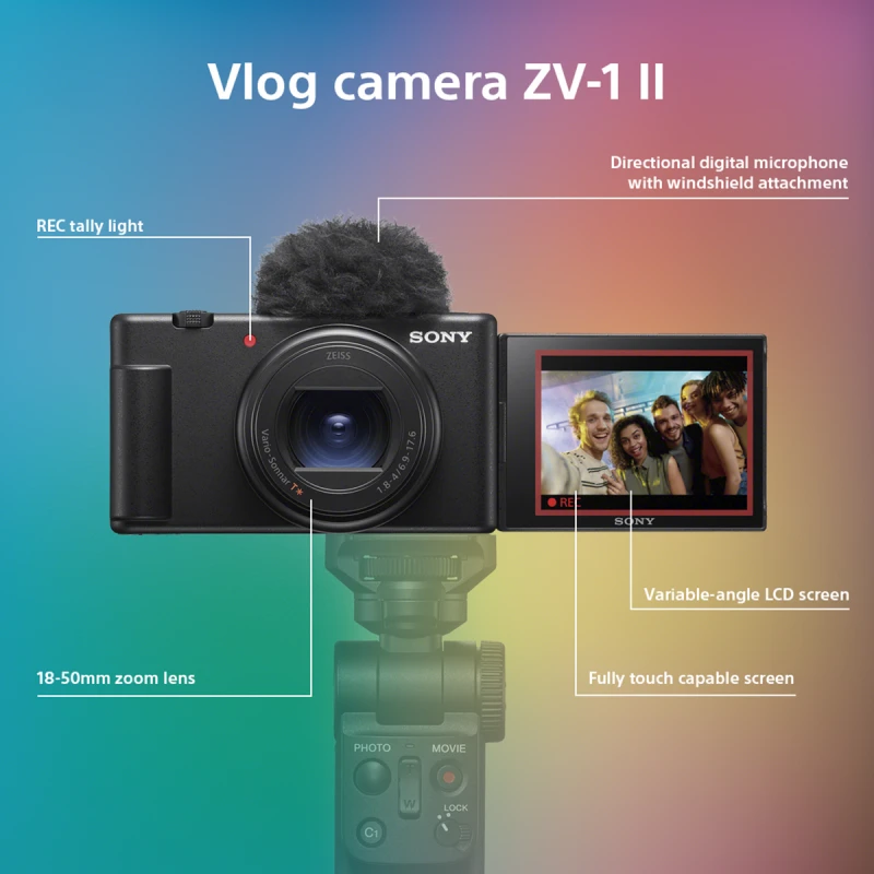 SONY ZV1M2BDI 18-50MM 20.1 MPx VLOG CAMERA